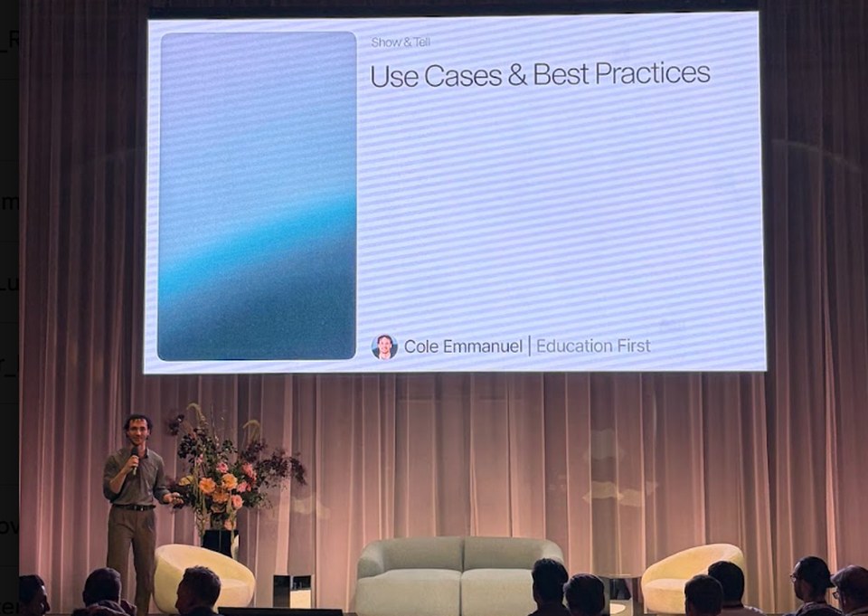 Cole Emmanuel, Enterprise AI Rollout Conference